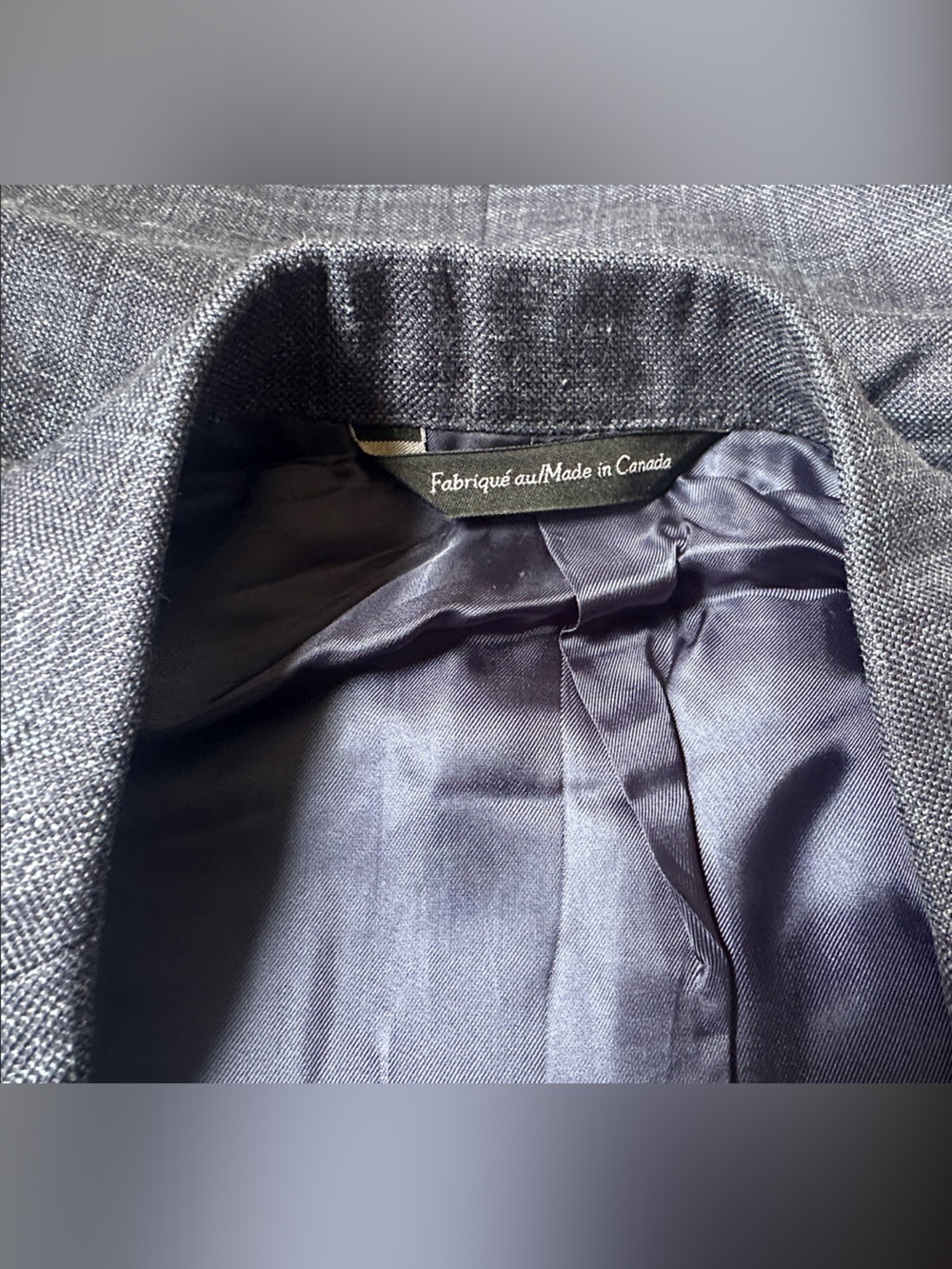 Samuelsohn Drinkwater’s Cambridge Navy Textured Wool Men’s Sports Jacket Size 40
